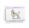 Twigs Paper - Standard Poodle Greeting Cards 12-Count - Poodle Dog Cards with Envelopes - Dog Lover Blank Note Cards - Eco-Friendly Recycled Paper - Made in USA (5.5 x 4.25)